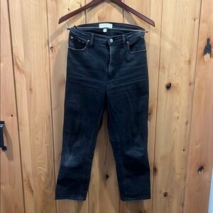 Abercrombie & Fitch Ankle Straight Ultra High Rise Women’s Black Jeans - 26/2R